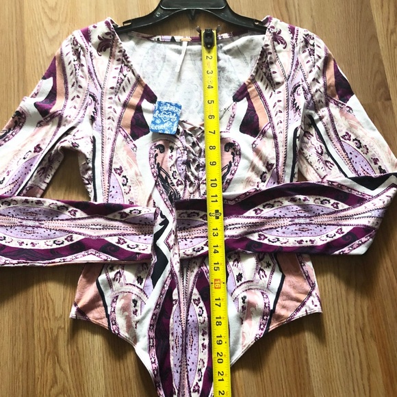 FINAL SALE FREE PEOPLE PICK A PLACE BODYSUIT - Picture 7 of 8